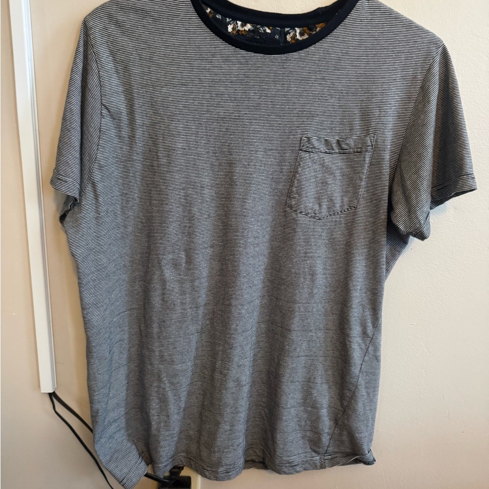 Denim & Flower Navy Striped Tee